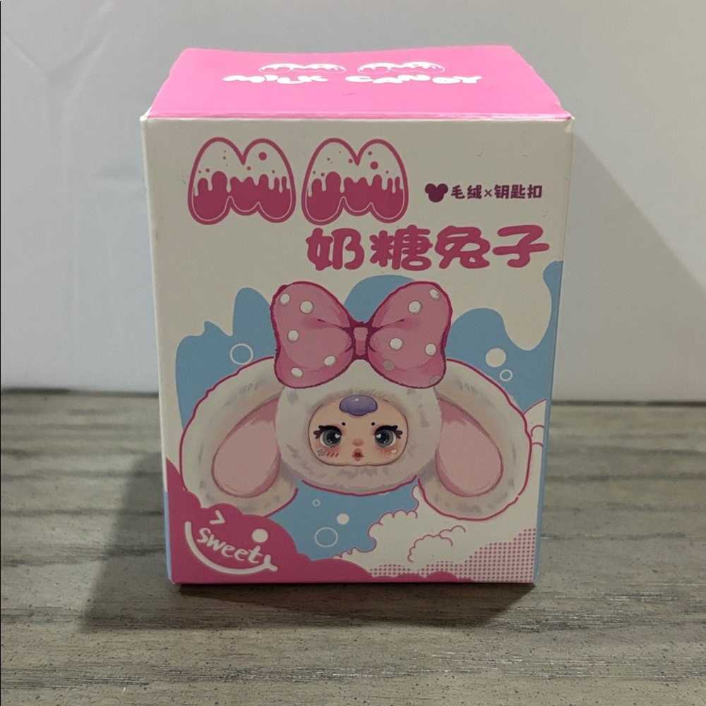 MIILOO MM Milk Candy Rabbit Plush Keychain blind box